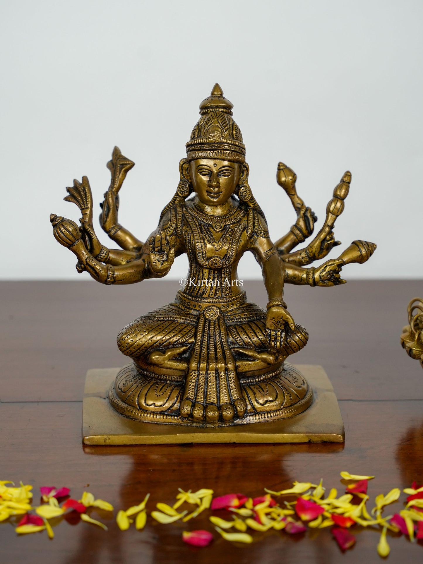 Brass Ashtalakshmi Idols Set | 9" | Antique Finish