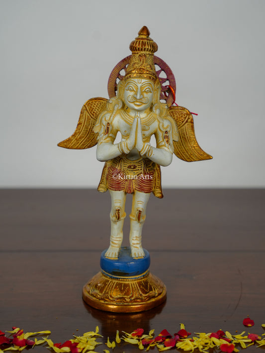 Brass Garuda | 15" | White Gold Finish