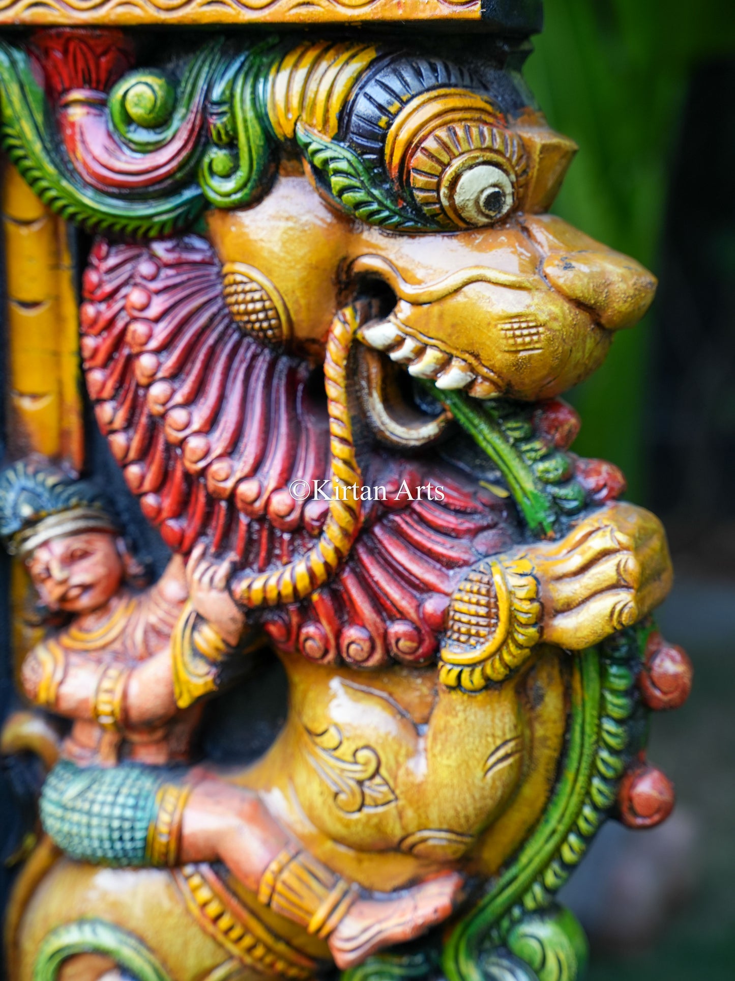 Ramar Pattabhishekam Wooden Panel | Festive Colors | 7x5 ft