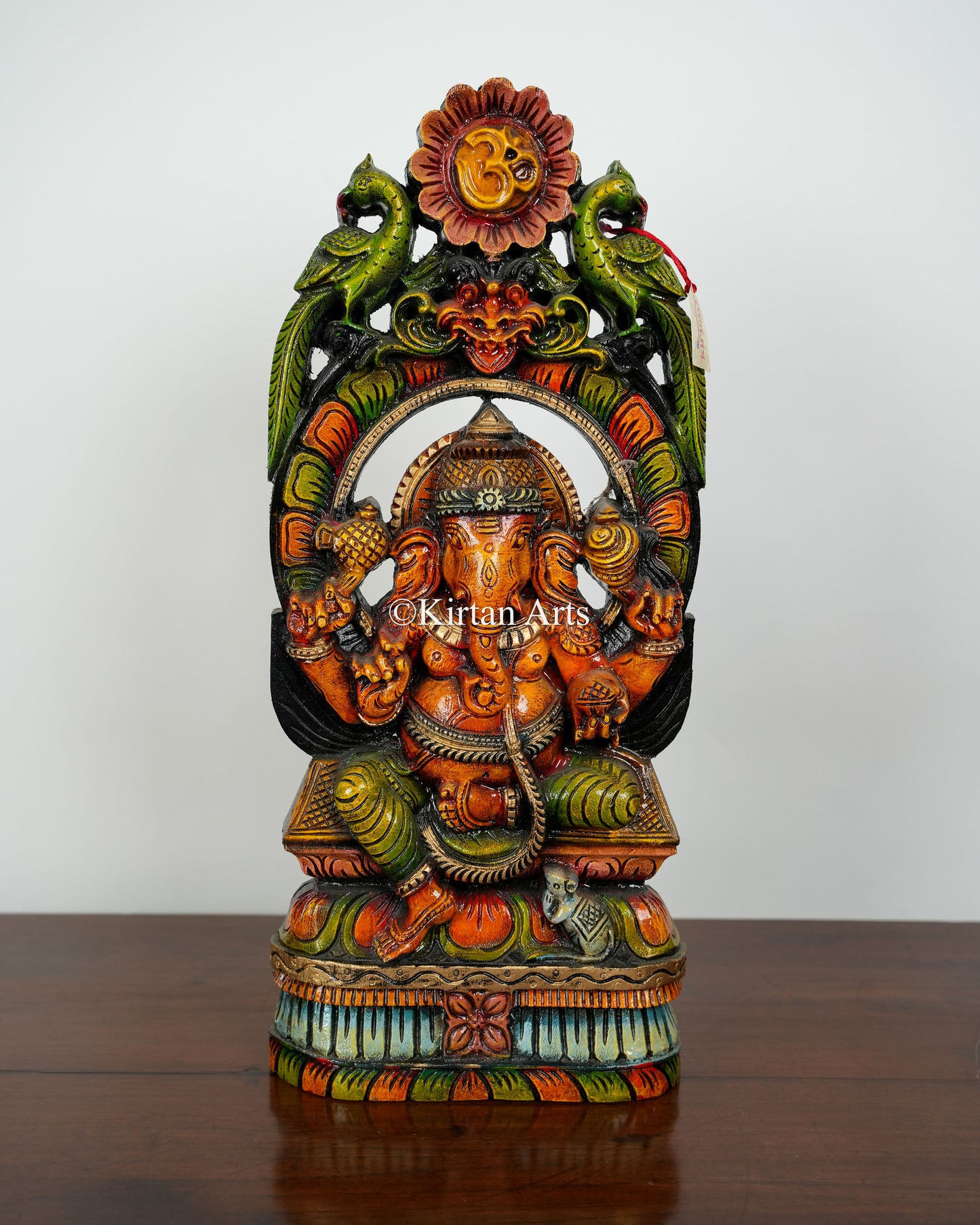 Ganesha Peacock Wall Bracket | 24"