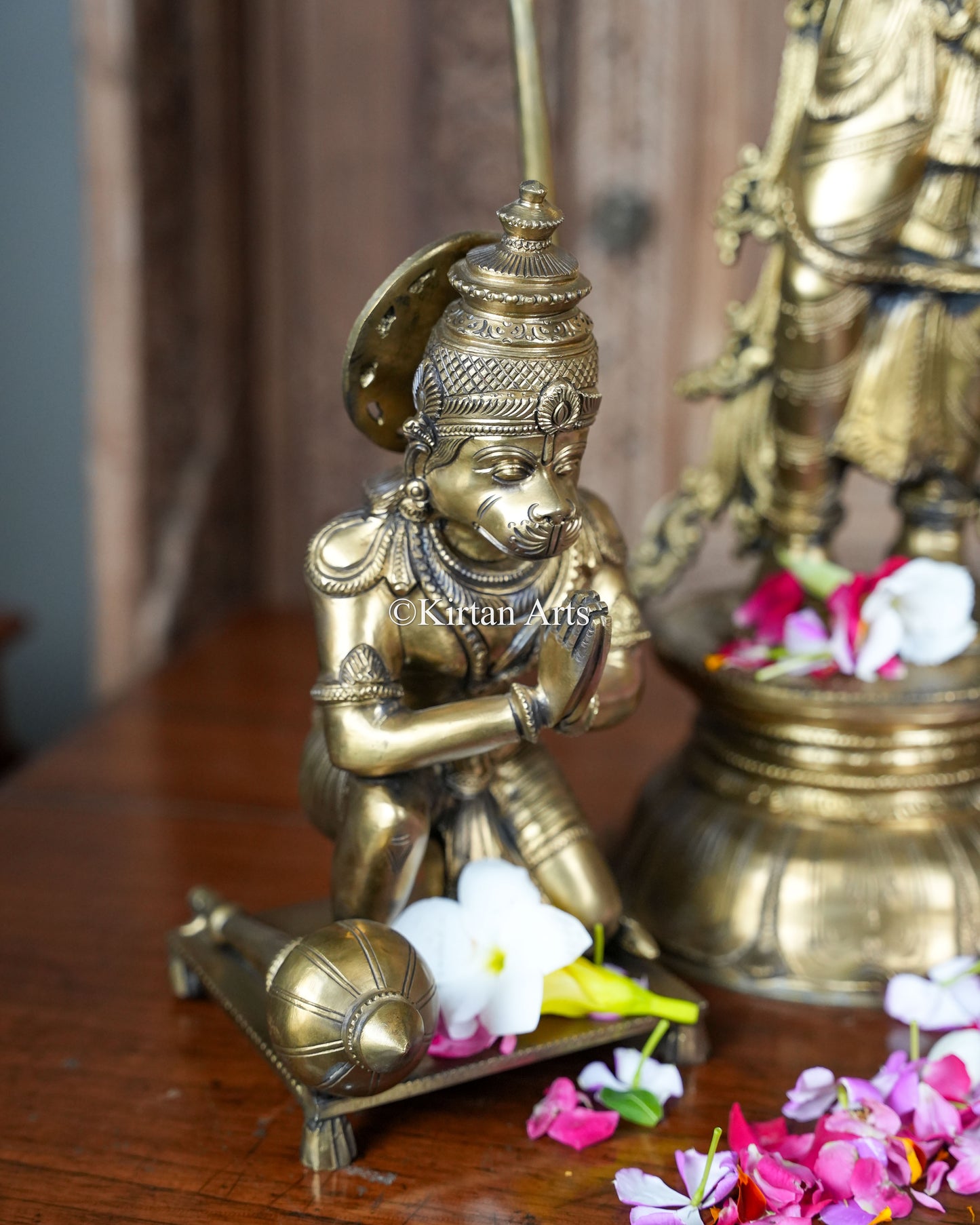 Bronze Ram Darbar Set | Hoysala Style | 29" 85kg | Handmade