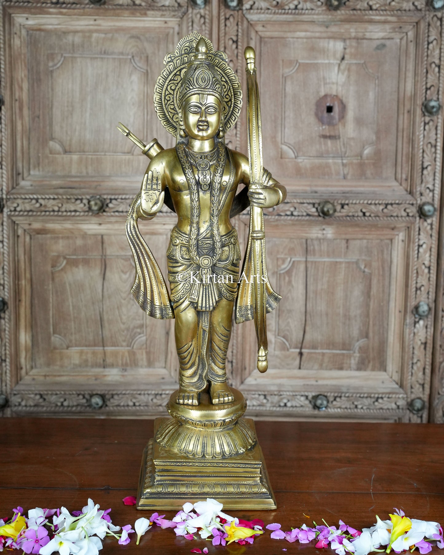 Brass Ram Darbar 4Pc Set | 31" | 62Kg Set