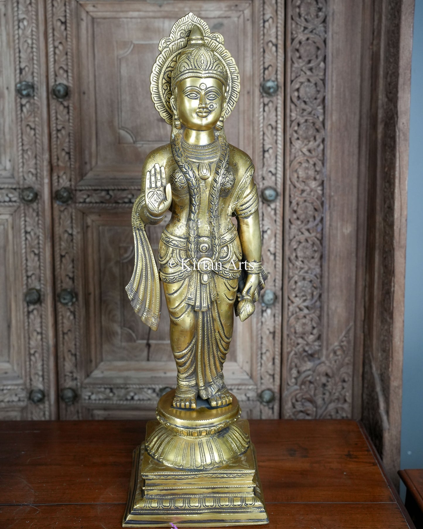 Brass Ram Darbar 4Pc Set | 31" | 62Kg Set