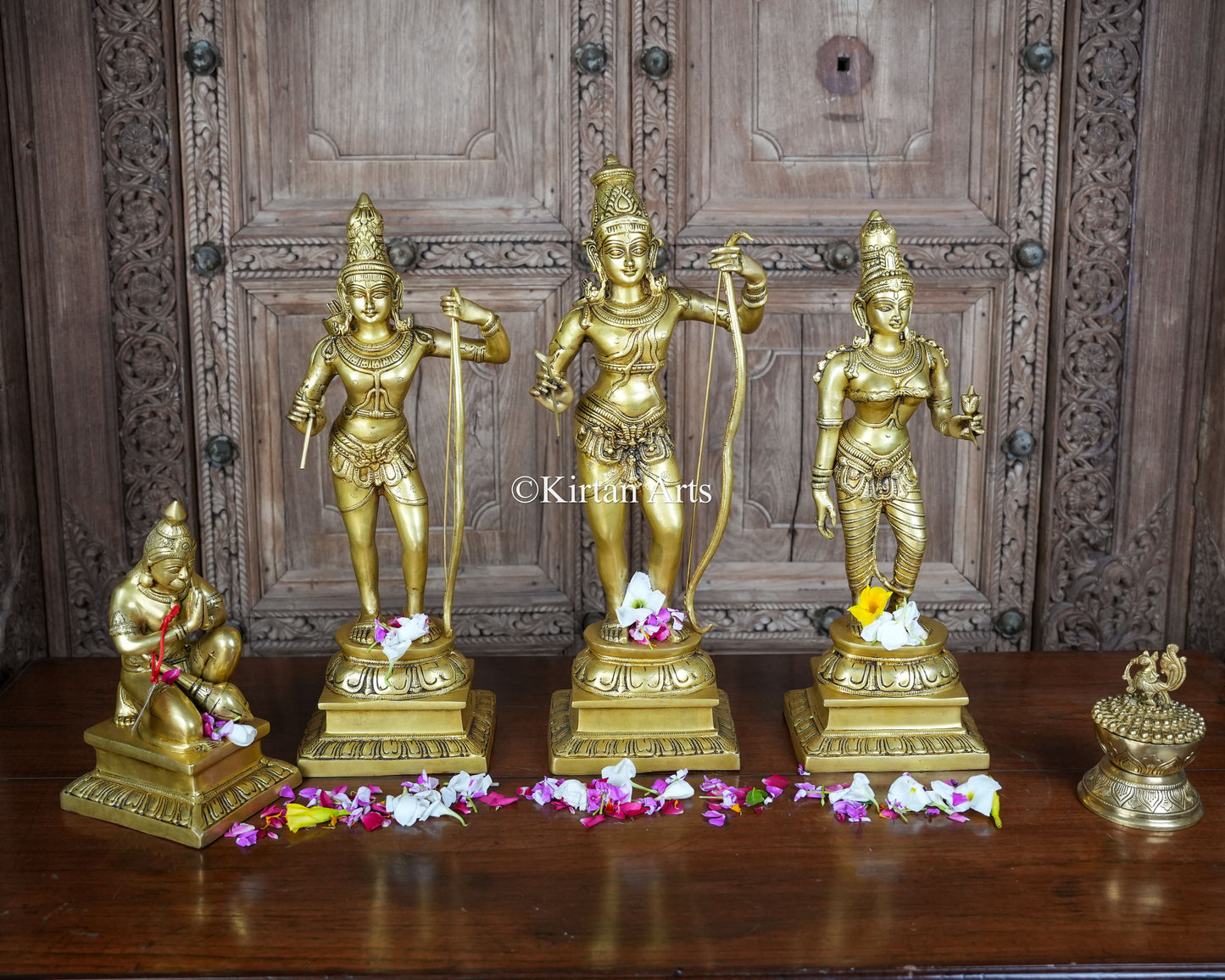 Brass Ramdarbar 4Pc Set | 22.5" | 26kg