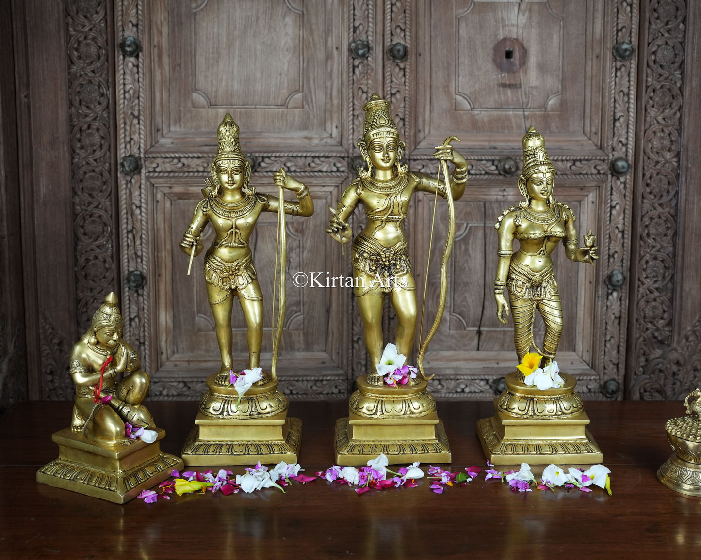Brass Ramdarbar 4Pc Set | 22.5" | 26kg