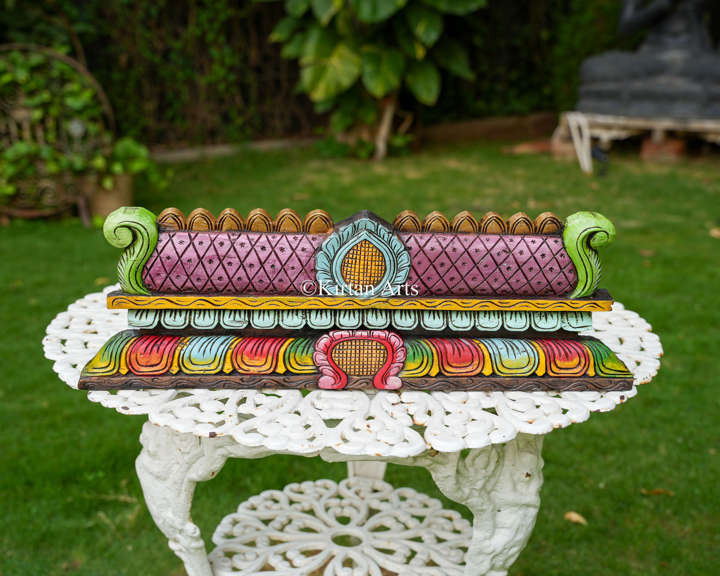 Hand-Carved Temple Gopuram Panel | 24" |