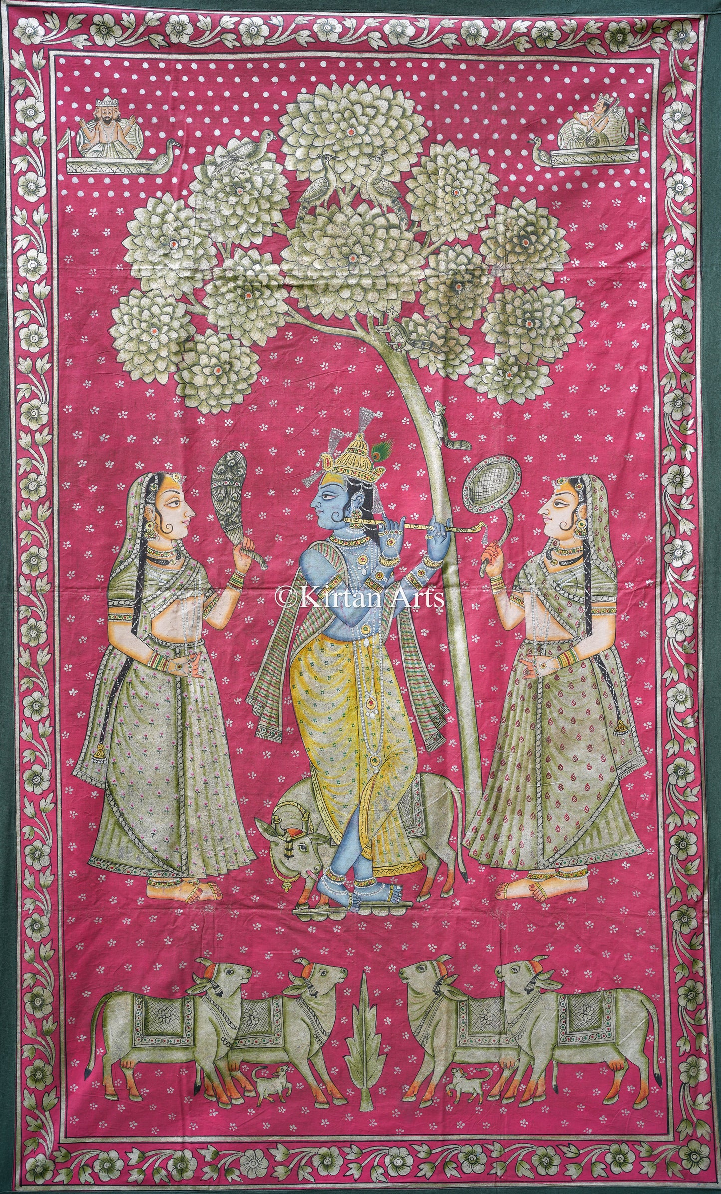 5ft x 3ft Krishna Venugopal Pichwai Painting