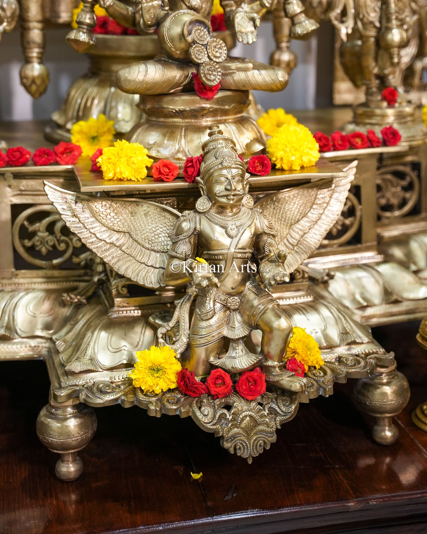 Grand Bronze Tirupati Balaji Venkateswara Sculpture with Prabhavali | 72" | 355kg
