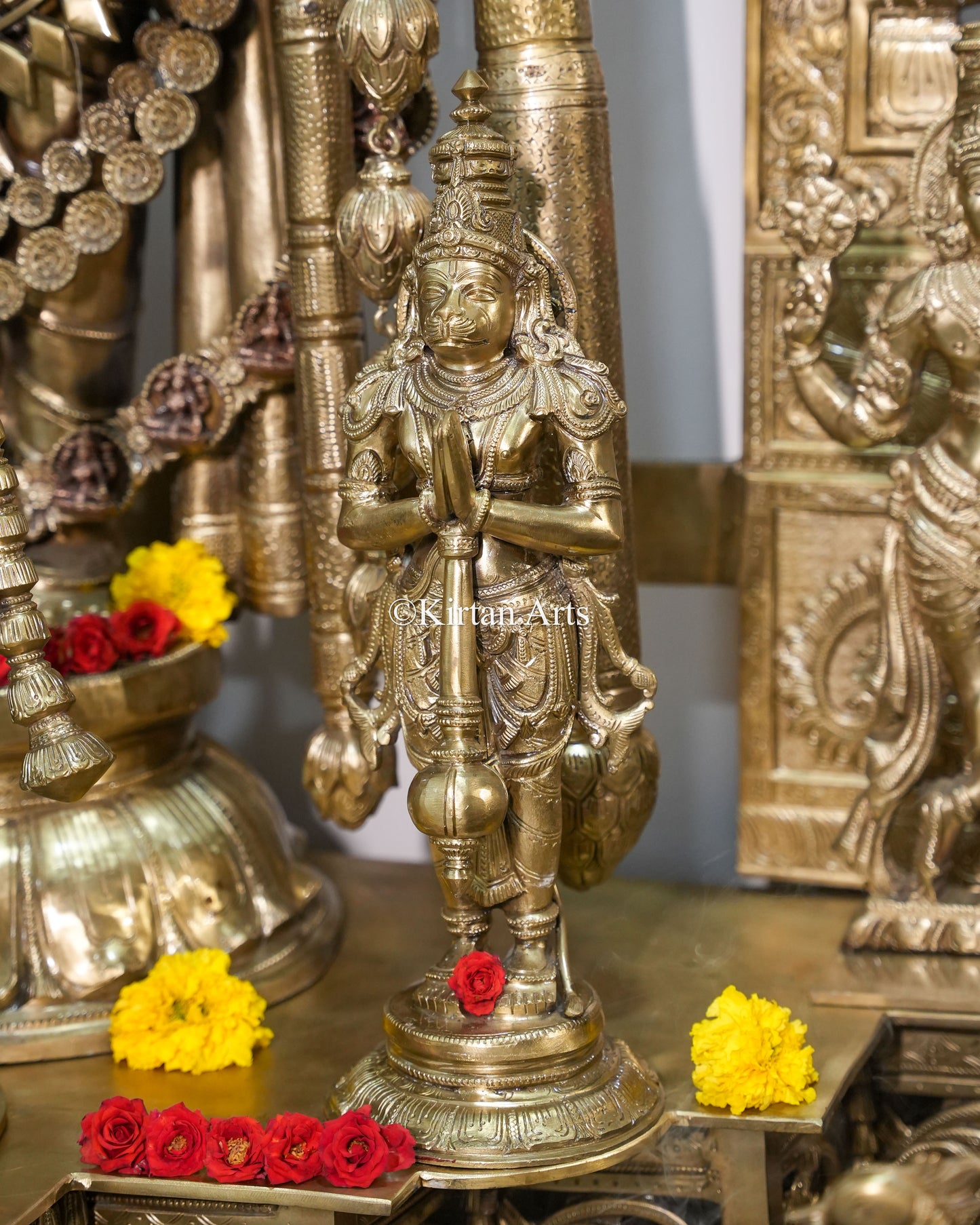 Grand Bronze Tirupati Balaji Venkateswara Sculpture with Prabhavali | 72" | 355kg