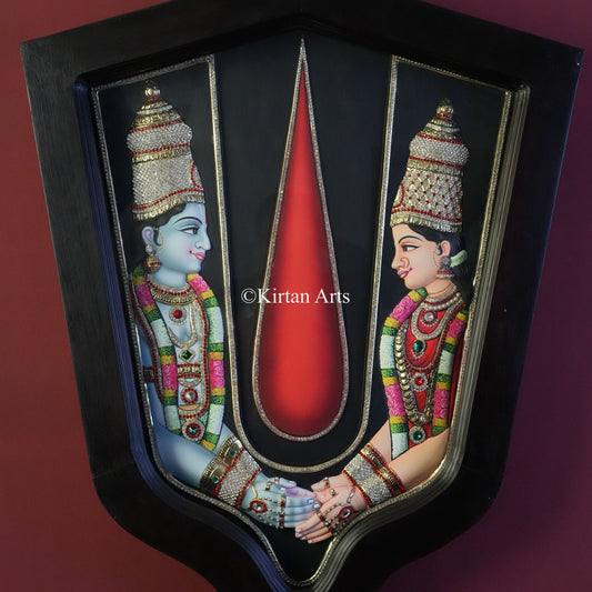 Srinivasa Kalyanam Tanjore Painting | Unqiue Representation | 35"