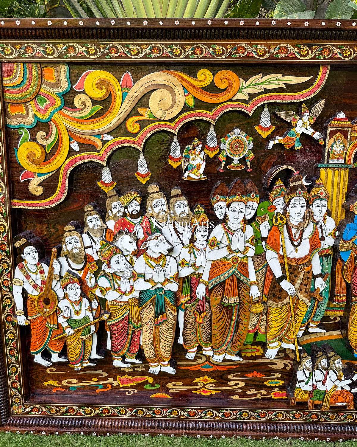 Majestic Rosewood Srinivasa Kalyanam Panel 10x5 ft