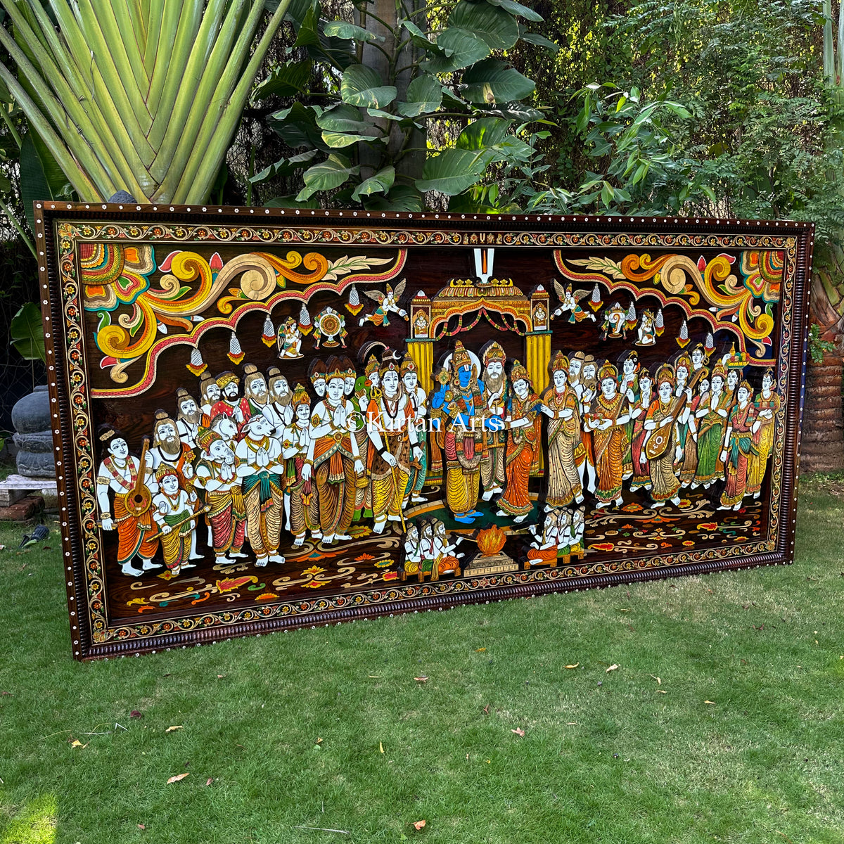 Majestic Rosewood Srinivasa Kalyanam Panel 10x5 ft