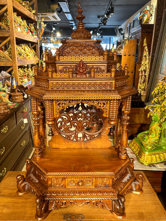 Teakwood Carved Mandir Jali 40"