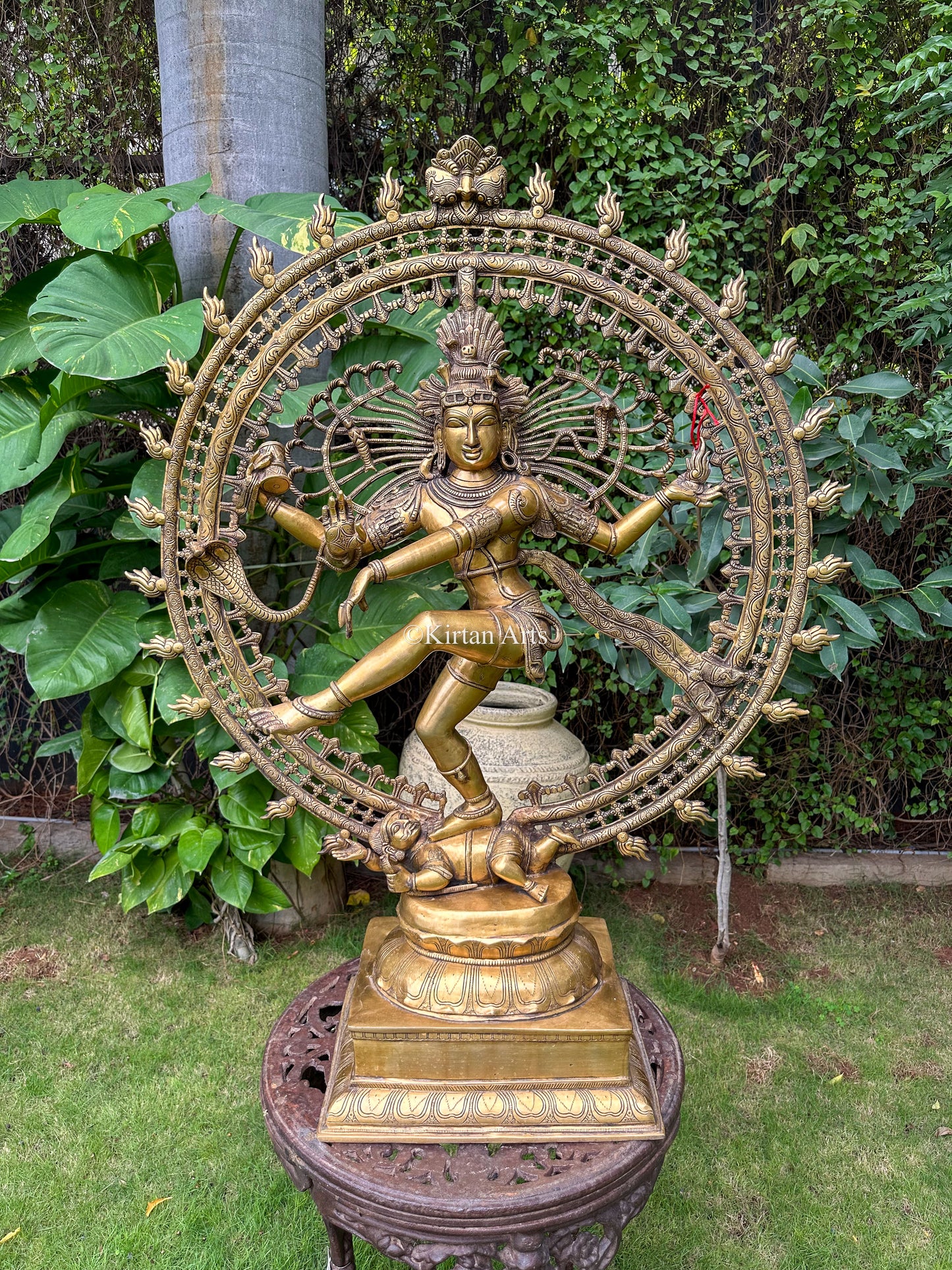 Lord Nataraj Brass idol | Fine Detailing | 4ft
