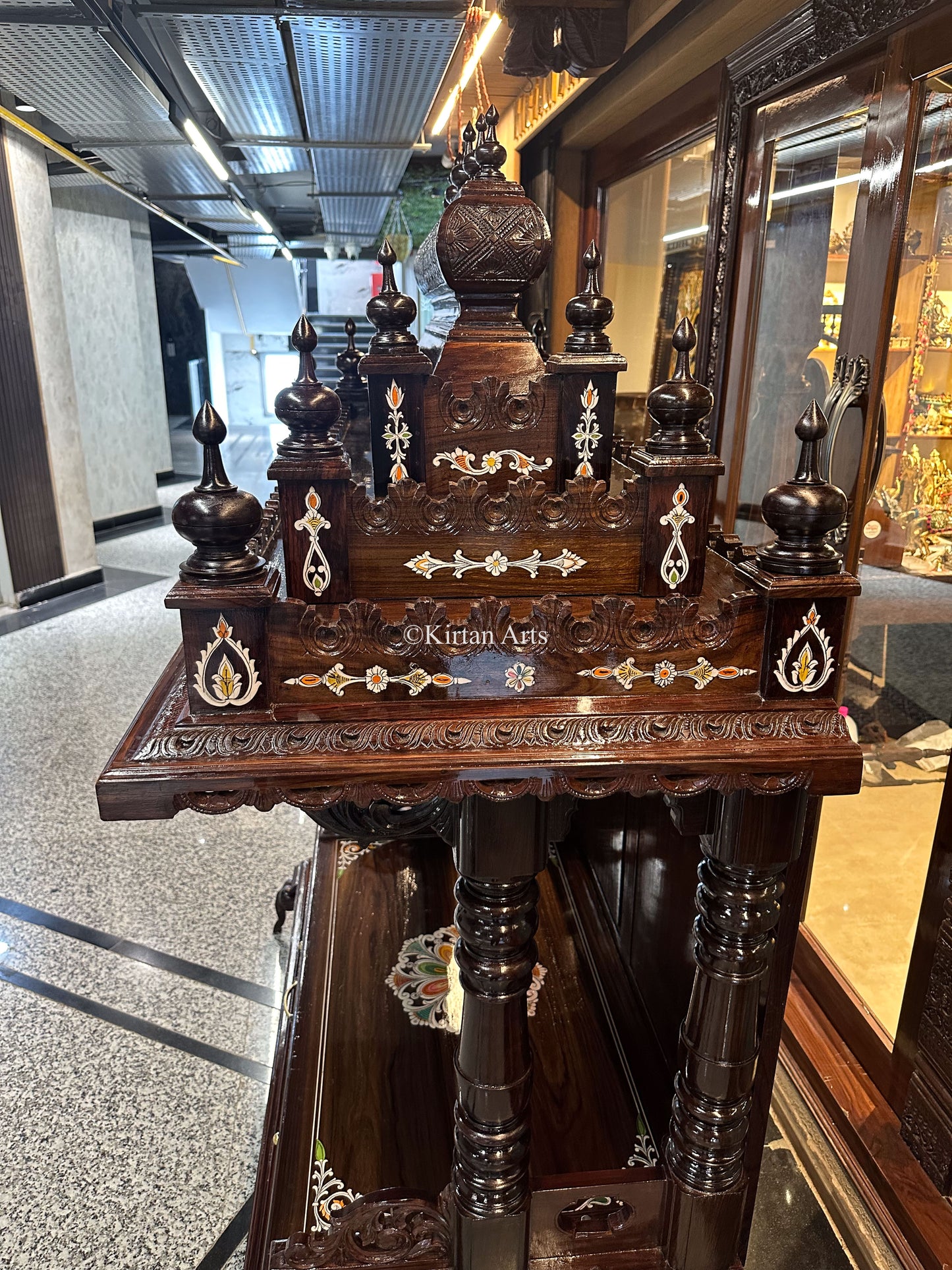Rosewood Puja Mandir 6x4x2 ft