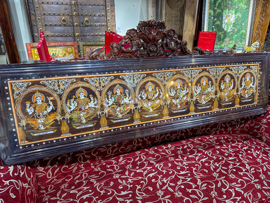 Ashtalakshmi Rosewood Inlay Panel 7ft