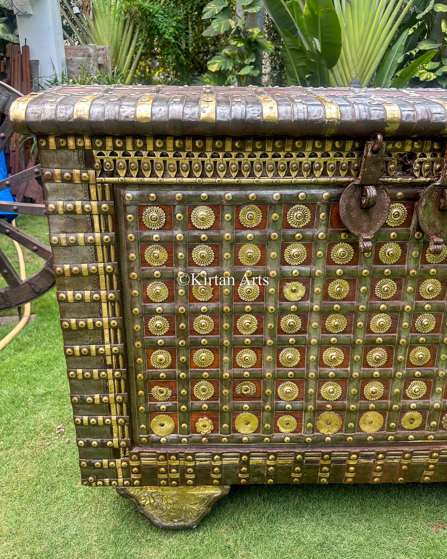 Vintage Pitara Chest | Original Brass Fittings