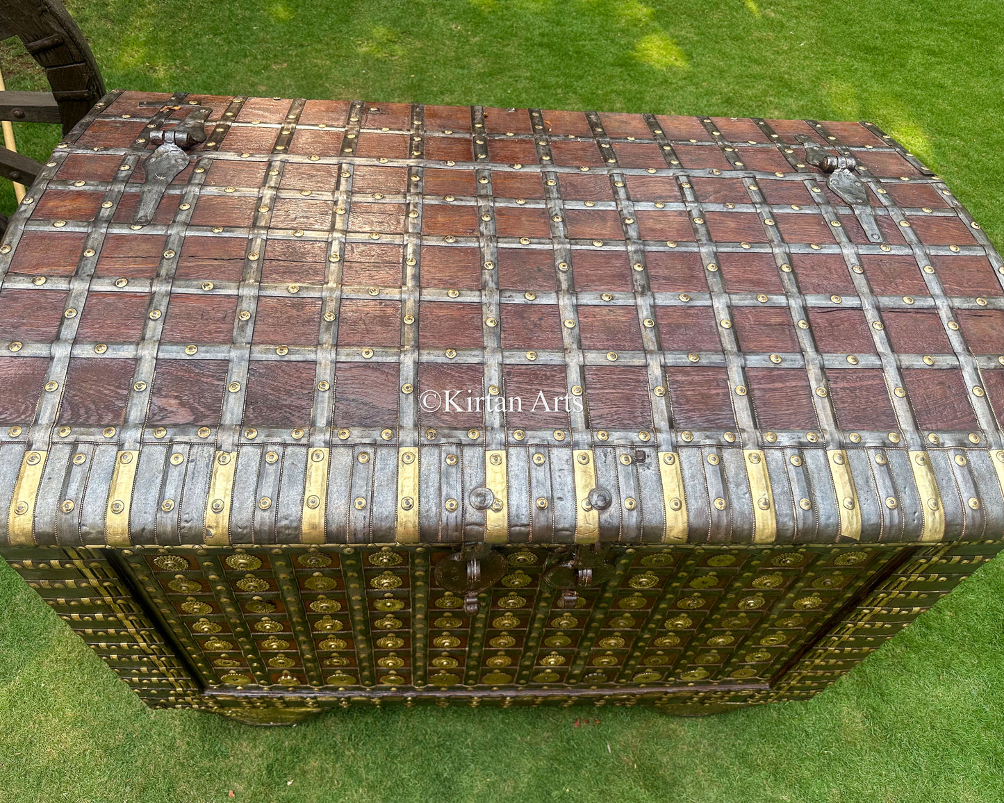 Vintage Pitara Chest | Original Brass Fittings