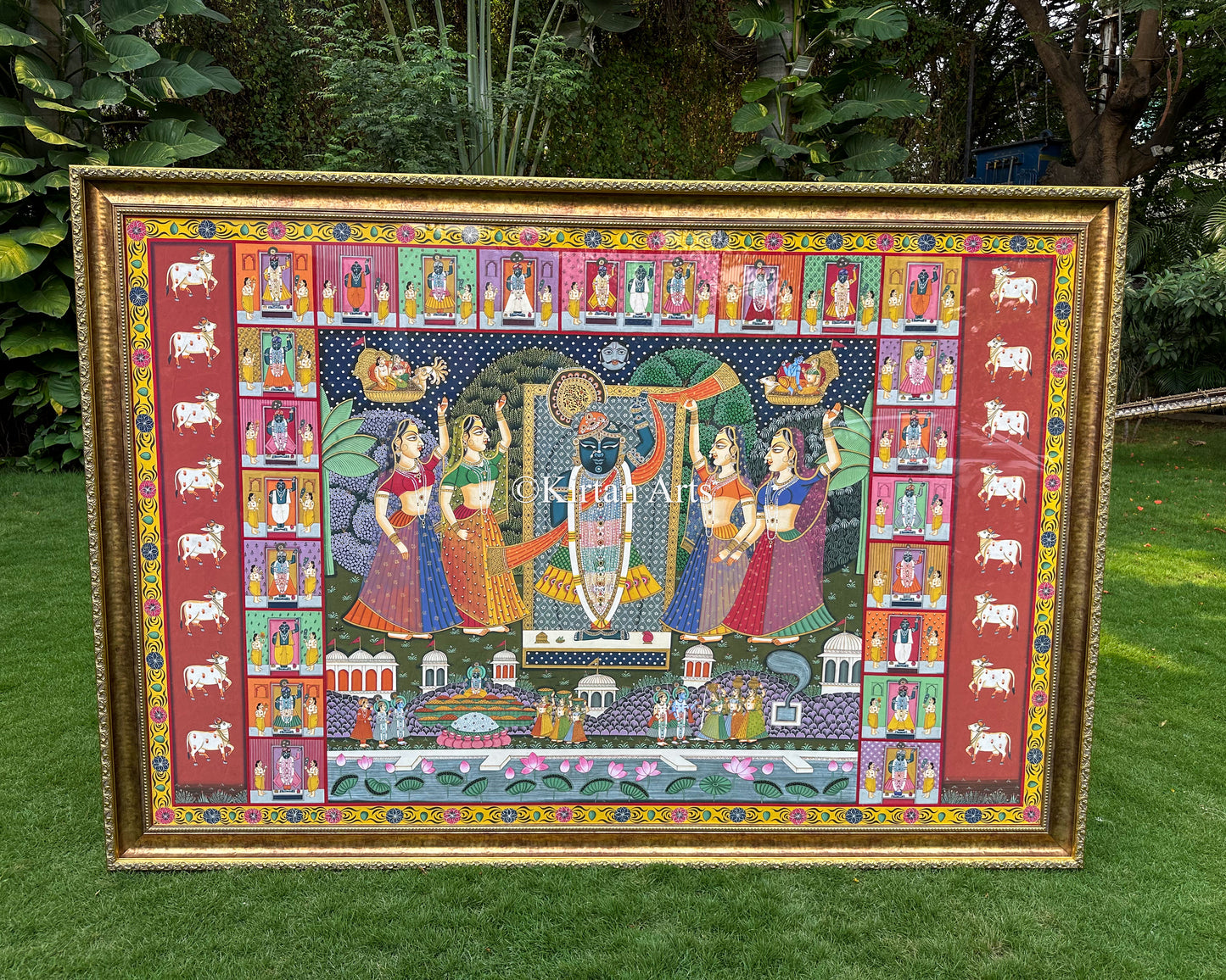 Shrinathji Pichwai 6x4 ft | Landscape Orientation