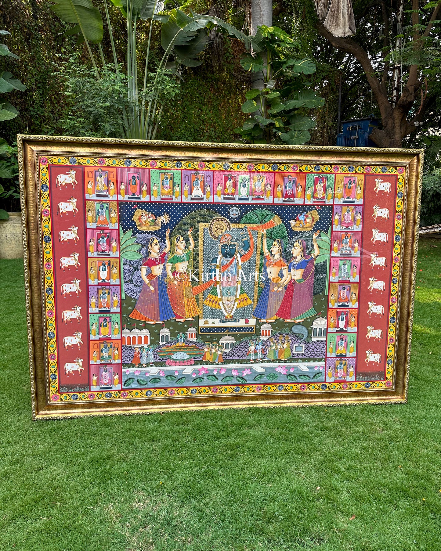 Shrinathji Pichwai 6x4 ft | Landscape Orientation