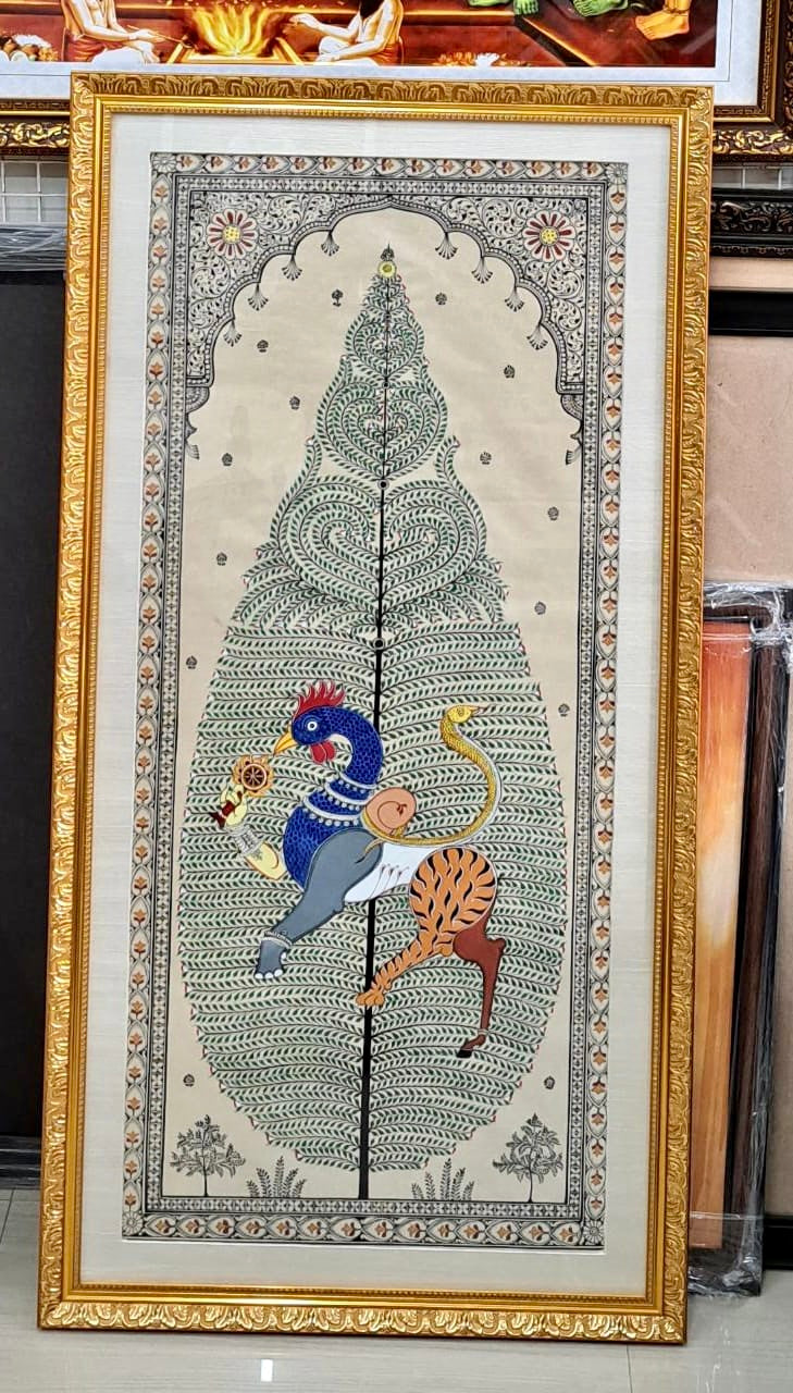 Navagunjara Pattachitra Painting 20x40 Inches