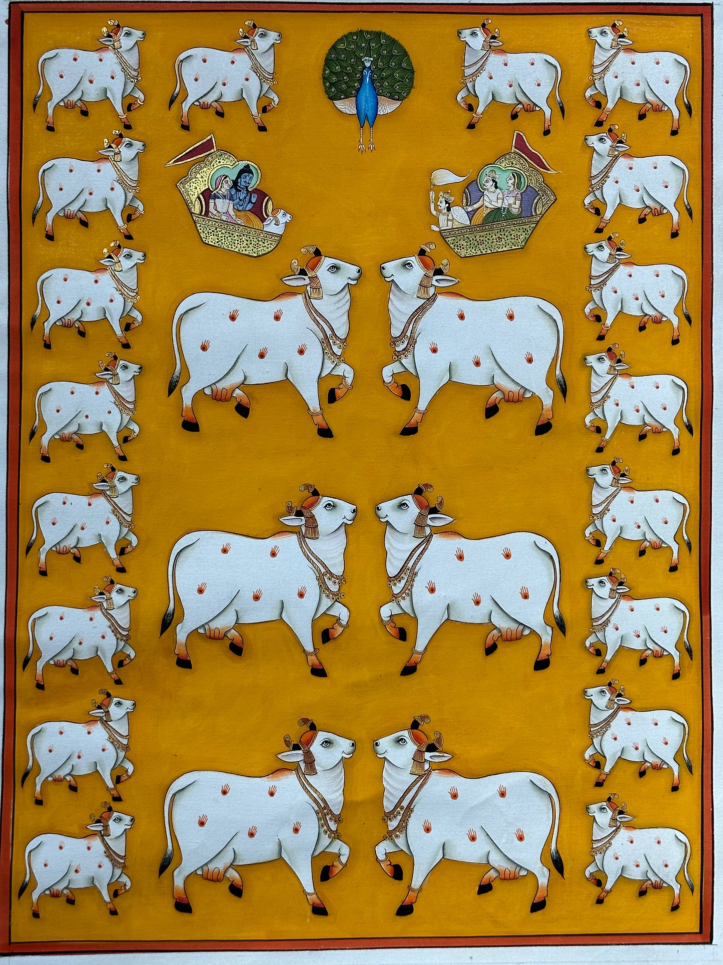 Cow Pichwai 18”x24”