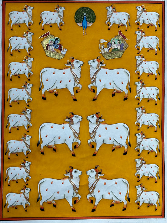 Cow Pichwai 18”x24”