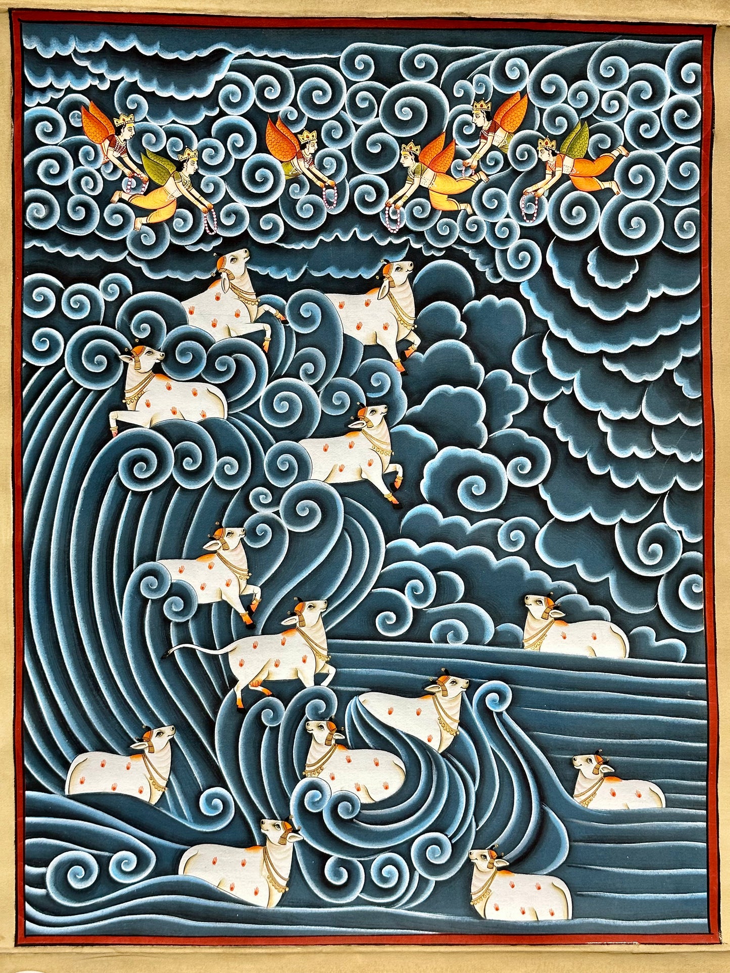 Cow Pichwai 18”x24”