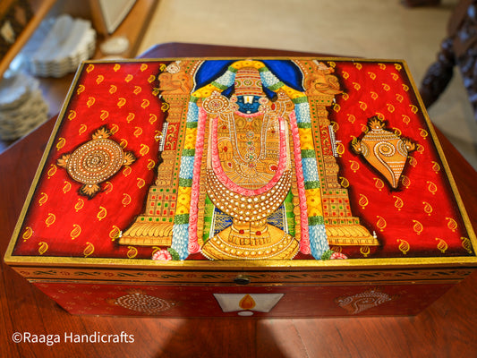 Handpainted Balaji Box 12x8