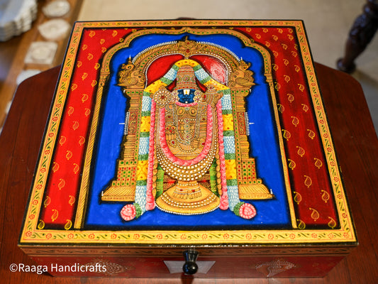 Handpainted Balaji Box 12x12
