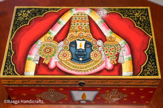 Handpainted Balaji Box 10x6
