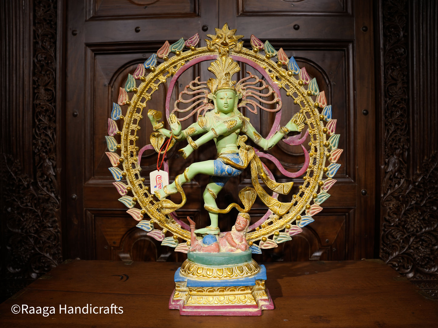 Brass Nataraj in Multi Gold Finish 24"