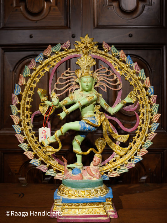 Brass Nataraj in Multi Gold Finish 24"