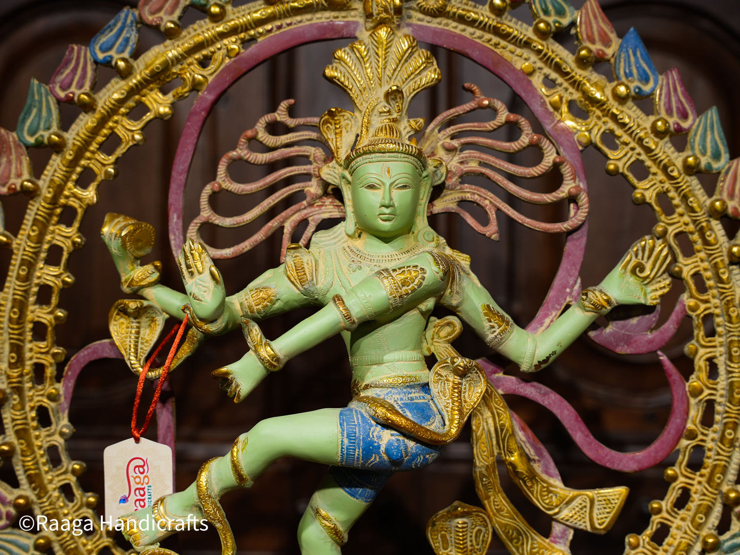 Brass Nataraj in Multi Gold Finish 24"