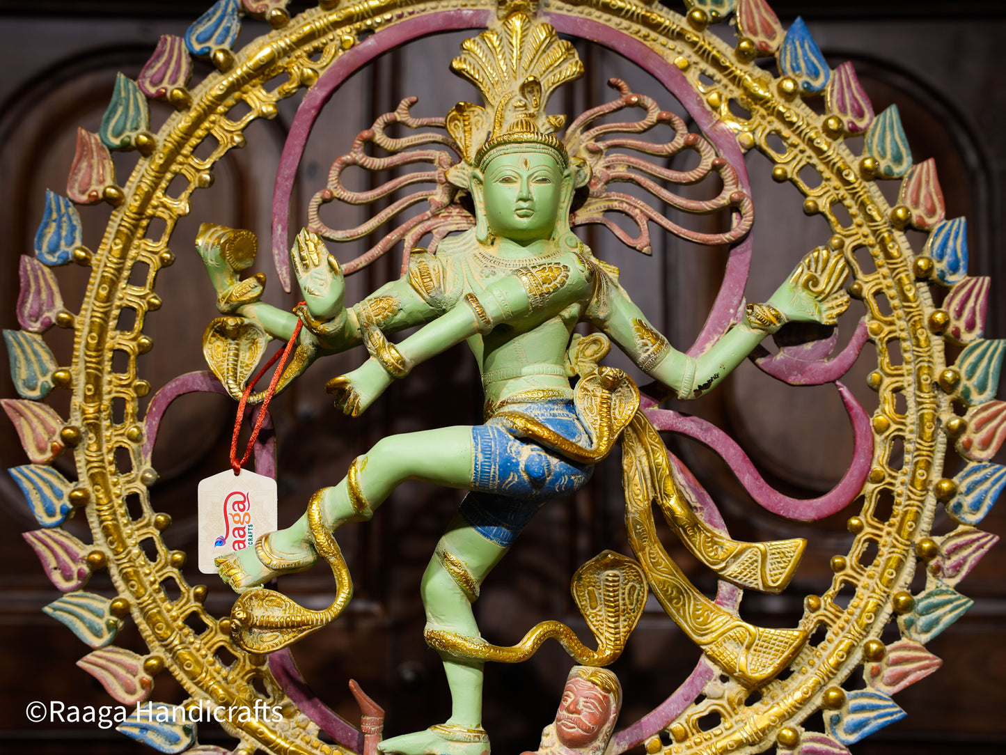Brass Nataraj in Multi Gold Finish 24"