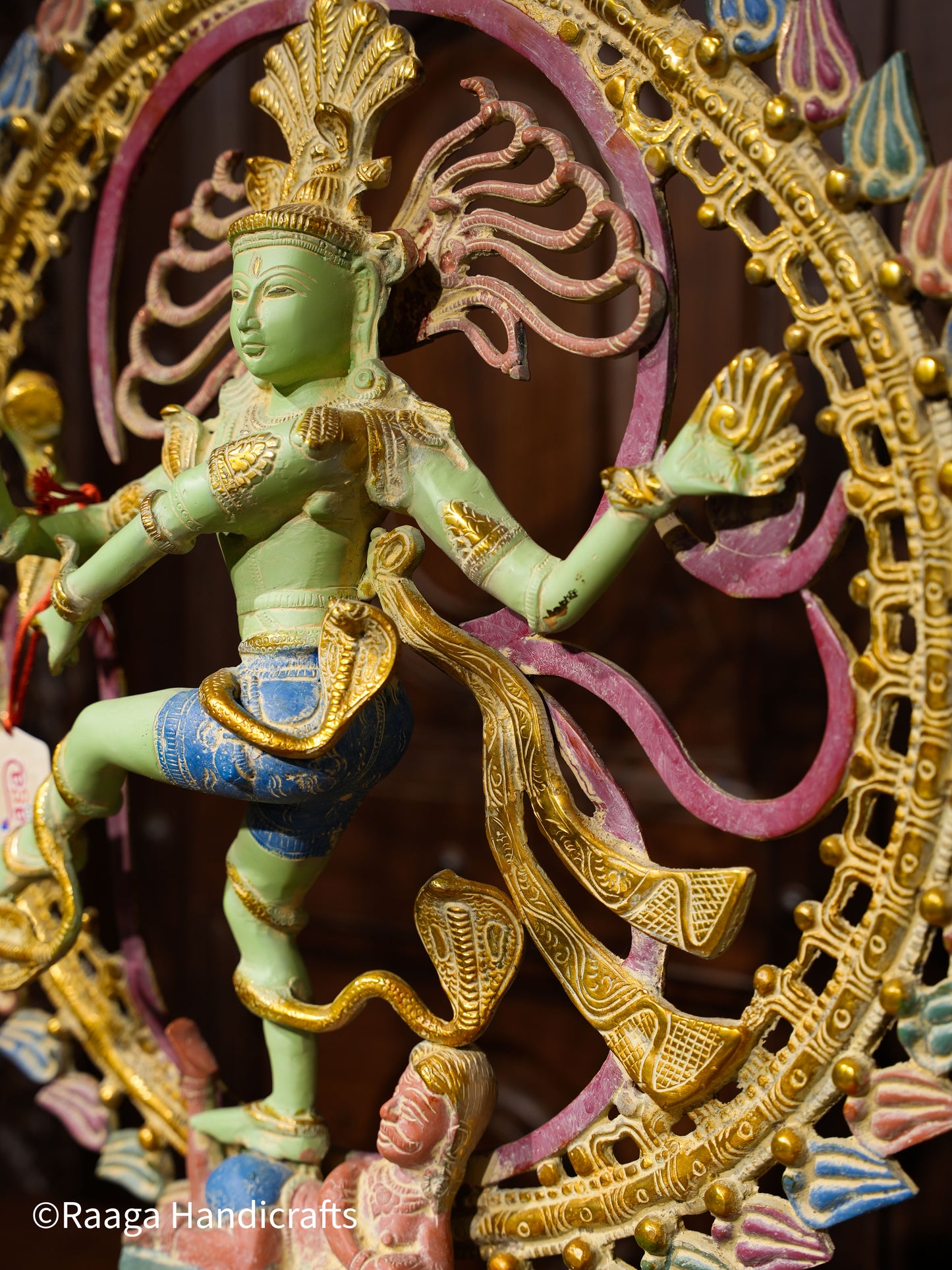 Brass Nataraj in Multi Gold Finish 24"