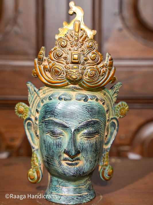 Brass Tara Head Antique Finish