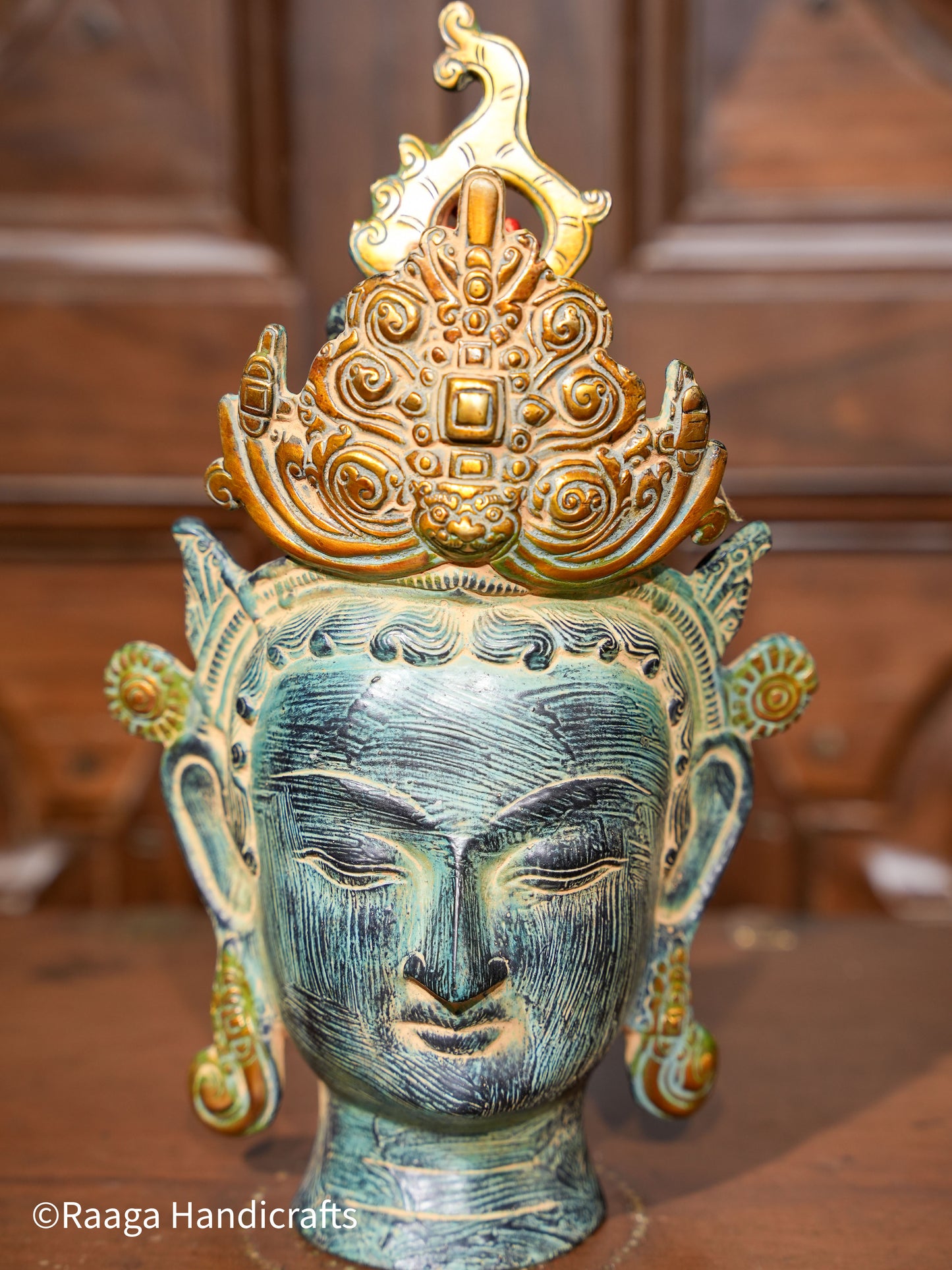 Brass Tara Head Antique Finish