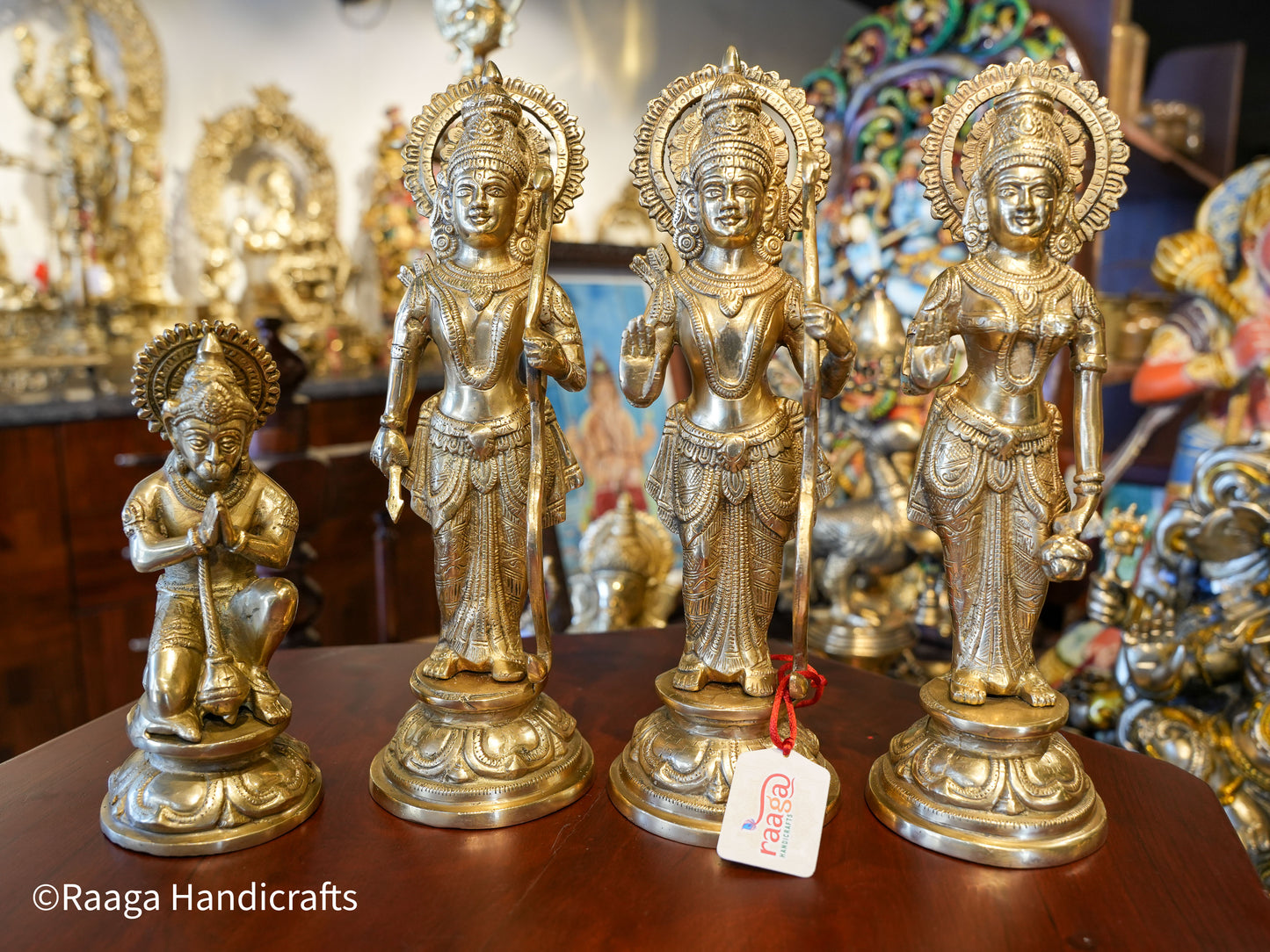 Brass Ram Darbar Set 12"
