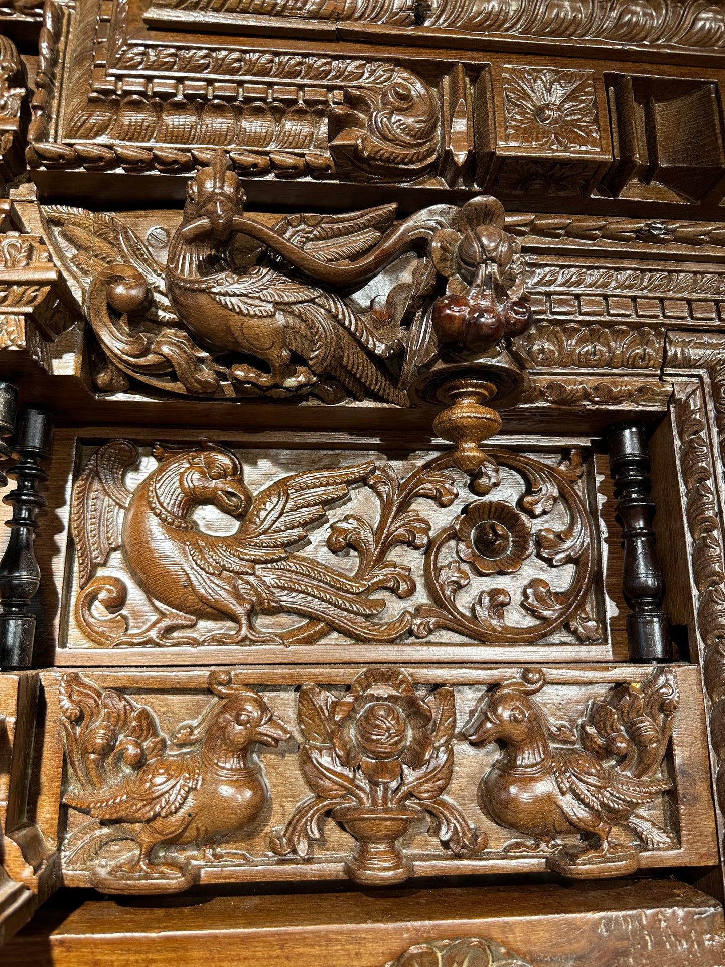 Teakwood Antique Chettinad Door